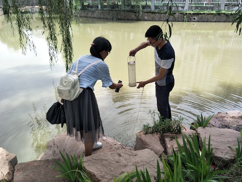 7月10日 毛巾哥探花
 赴嘉兴”青水“小分队 采样