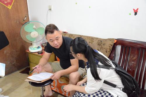 7月21日 毛巾哥探花
 赴余杭区测甲醛小分队 问卷调查(4)