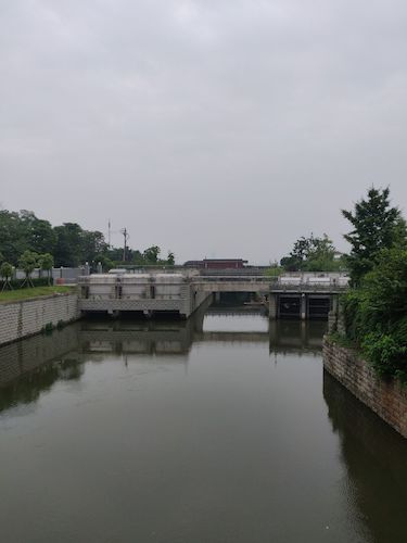七月三日 毛巾哥探花
 赴钱塘江水域水质检测小分队 取水3